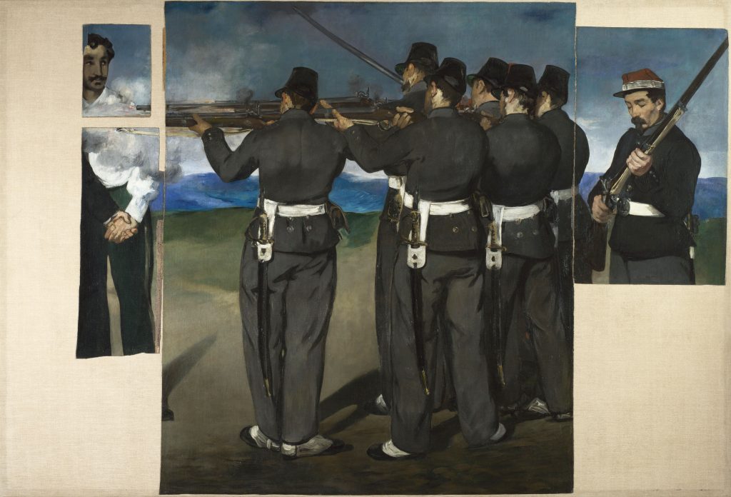 Édouard Manet - L'execution de Maximilien., 1867-1868. National Gallery, London 