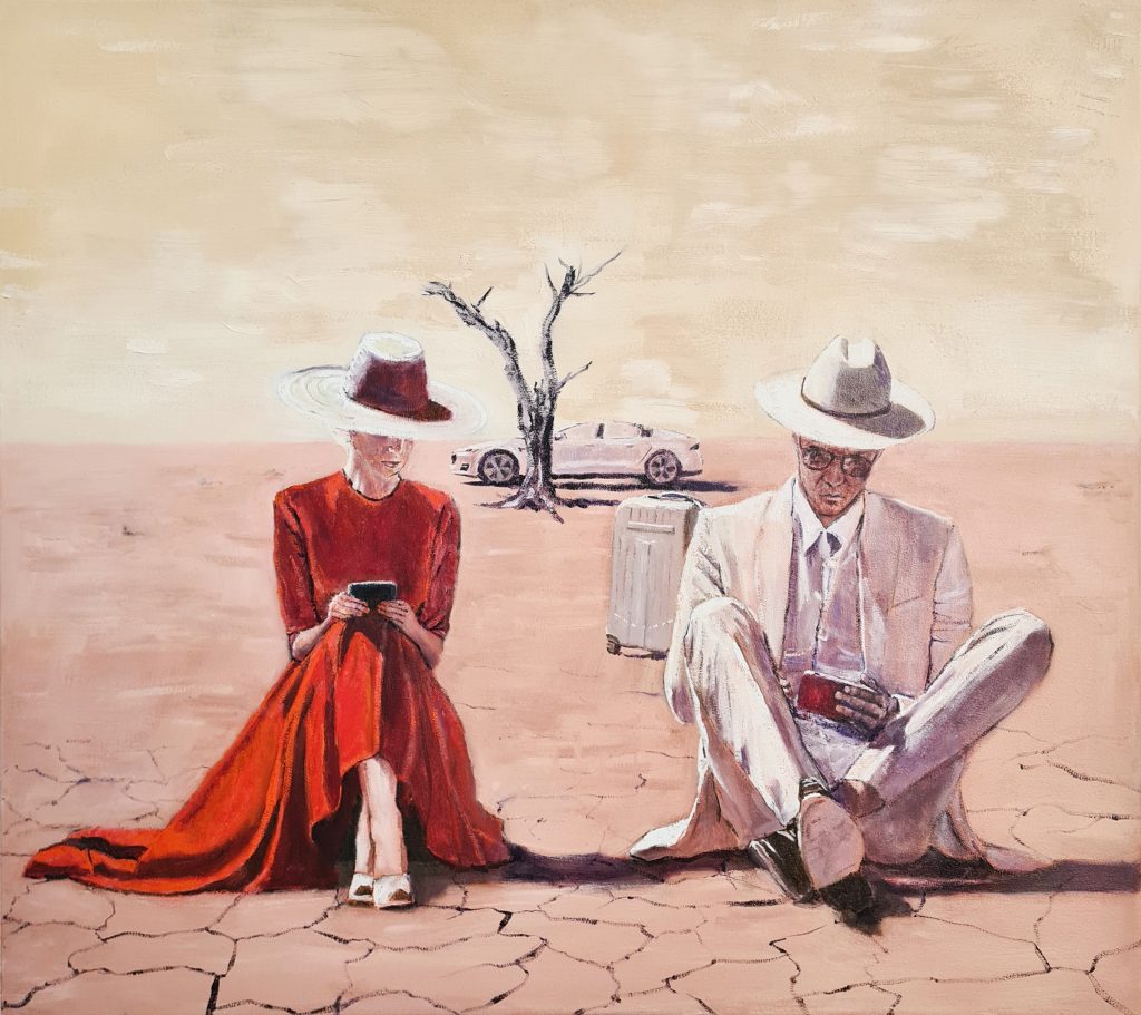 Lost Connections is an oil painting by British artist John McSweeney