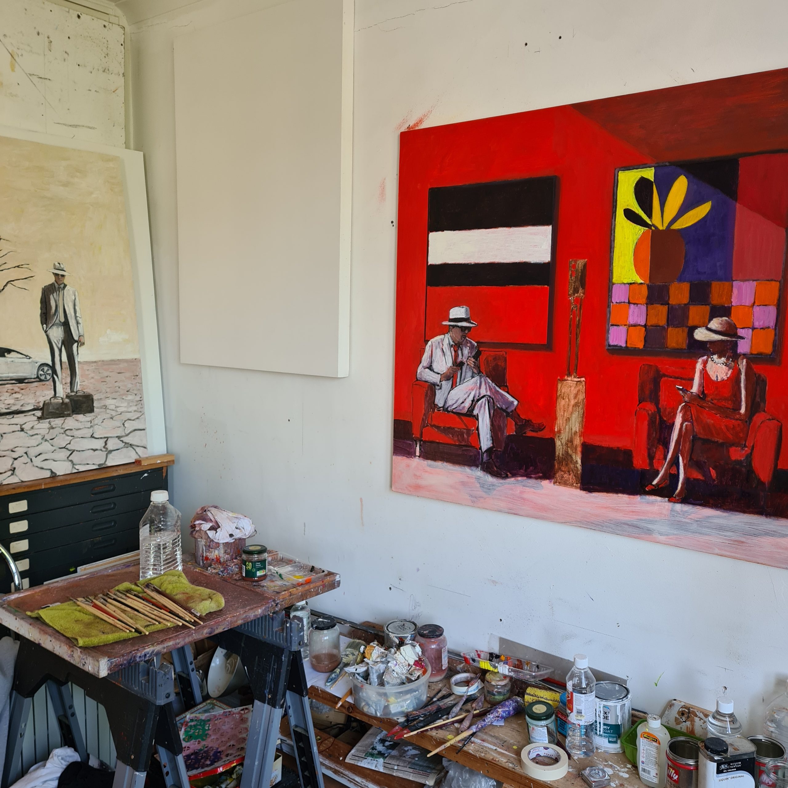 John McSweeney's studio, 2024