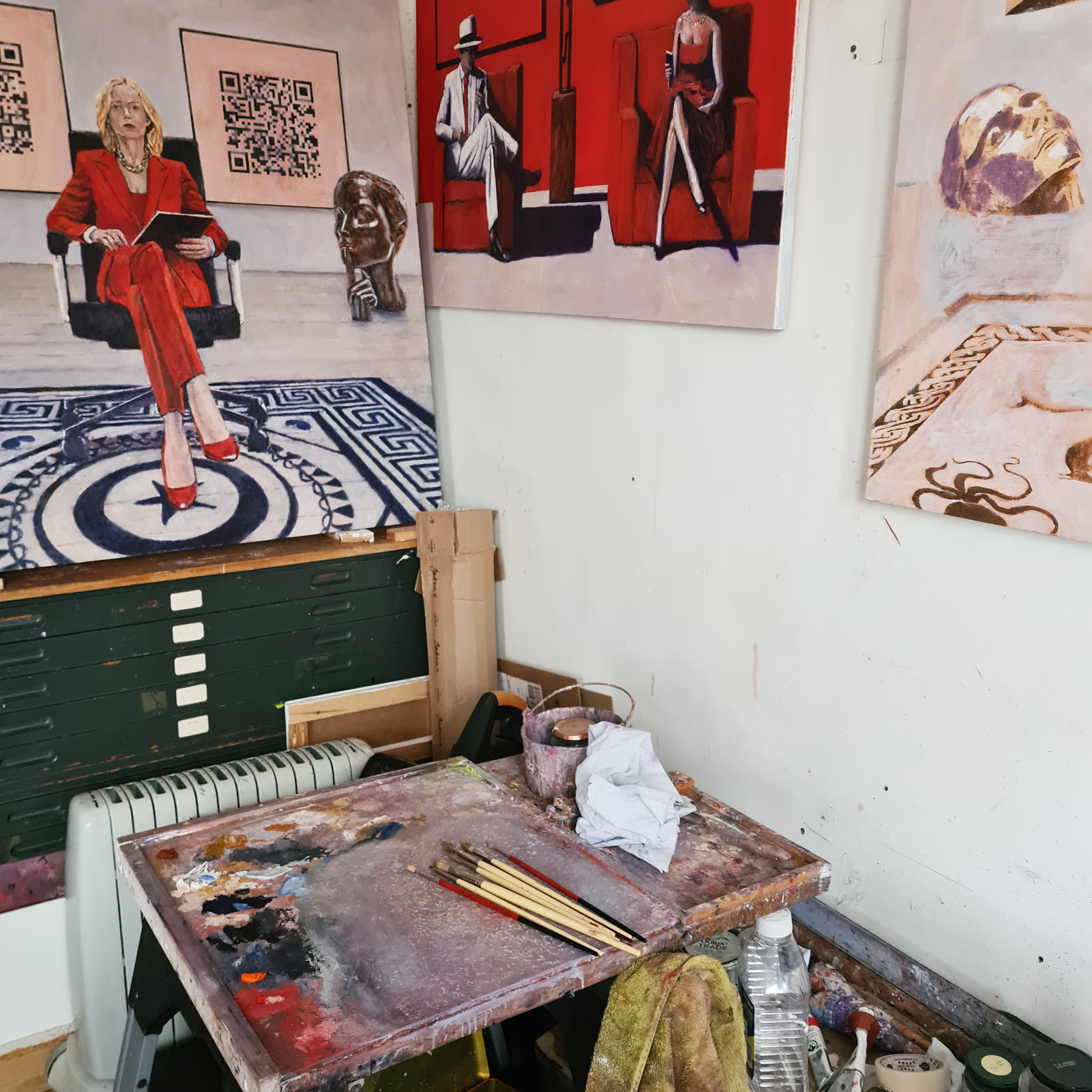 John McSweeney's studio, 2024